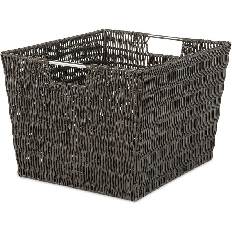 Panier de rangement espresso durable, organisateur polyvalent pour la maison, le bureau ou le placard