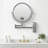 Wall Mounted 8"Makeup Mirror With 1X/10X Magnification Makeup Mirror-1803749017