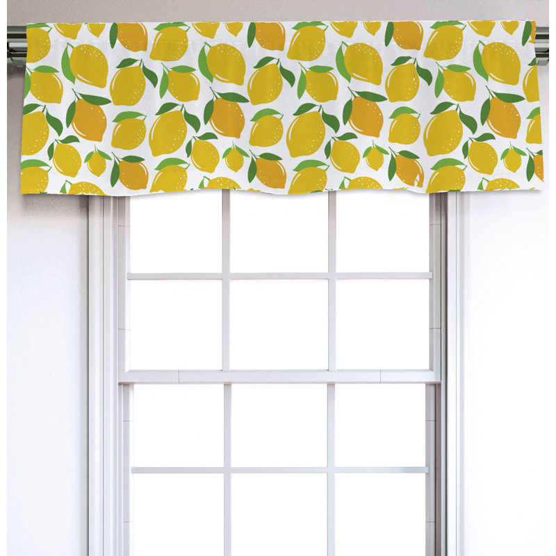 Sateen Ruffled Window Valance