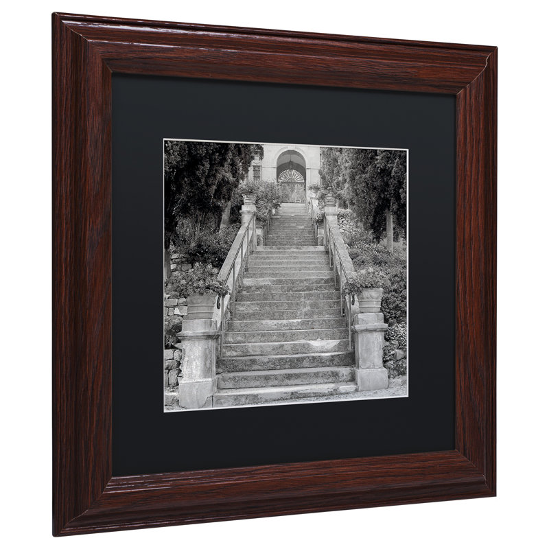 Alan Blaustein, «Liguria II», reproduction de photo encadrée, H 11 po x l 14 po x P 0,5 po, Brun, Noir