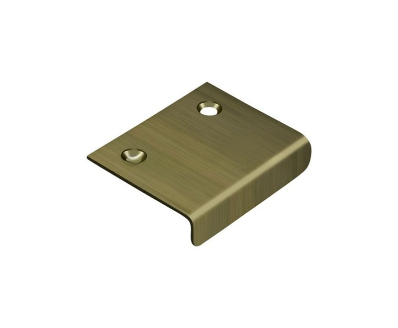 Cup / Bin Pull, Polished Brass