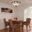 3-light Flush Mount Ceiling Light