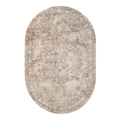Cantey Oriental Ivory Area Rug