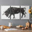 Toro I - Toile tendue avec châssis de qualité supérieure - Prêt à être accroché-841278133
