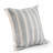 Blue/Ivory Farmhouse striped Indoor/Outdoor Throw Pillow-1436721735
