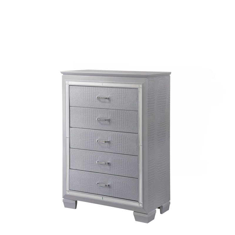 Miroir à commode haute 5 tiroirs 1Pc