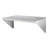 12" x 36" Stainless Steel Shelf, Wall Mounted Floating Shelving with Brackets, 250 lbs Load Capacity Commercial Shelves, Heavy Duty Storage Rack for Restaurant, Kitchen, Bar, Home, and Hotel