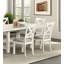 Mobilier de salle à manger rustique en chêne blanc 2 pièces Farmhouse