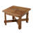 31.5" Solid Wood Square Coffee Table