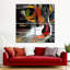 Chat abstrait sur toile, ensemble de 4 pièces-116657751