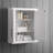 Savannah 2pc Wall Storage Cabinet White