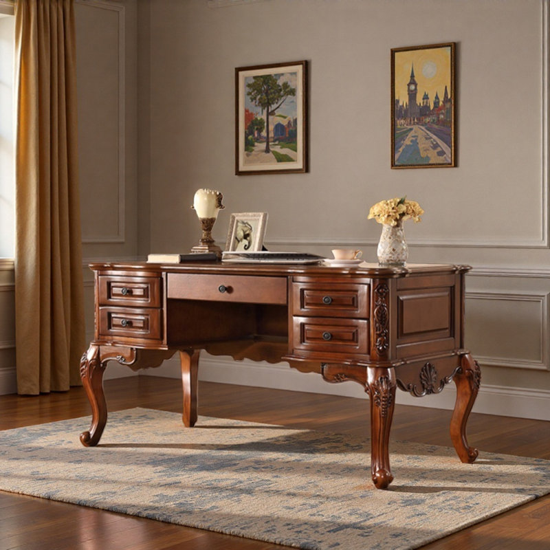 Bureau d'ordinateur de style américain,  H 31,49 po x l 62,99 po x P 25,59 po