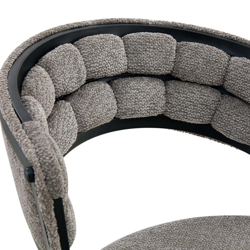 Ensemble de 2 chaises de salle à manger en velours avec pieds, chaises d'appoint rembourrées modernes pour la salle à manger et la cuisine