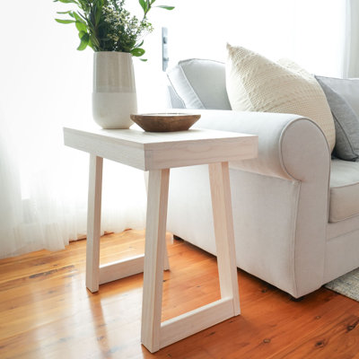 Camy Solid Wood End Table