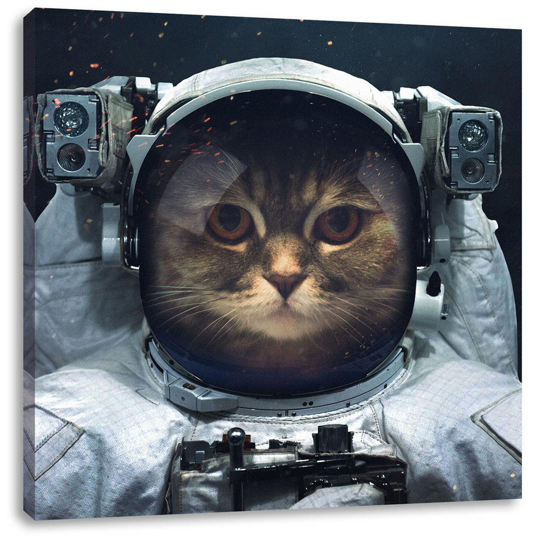 Leinwandbild Astronaut Cat in Space