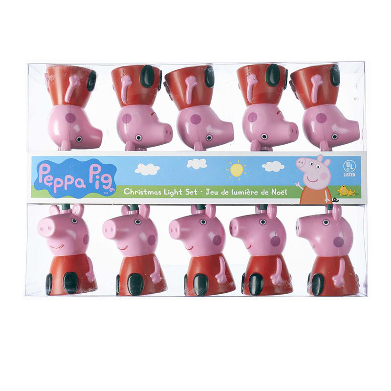 Lampe de chaîne 10 lumières peppa porc