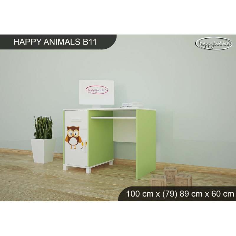 100cm Writing Desk, Green