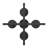 Kuhle Glass Semi Flush Mount