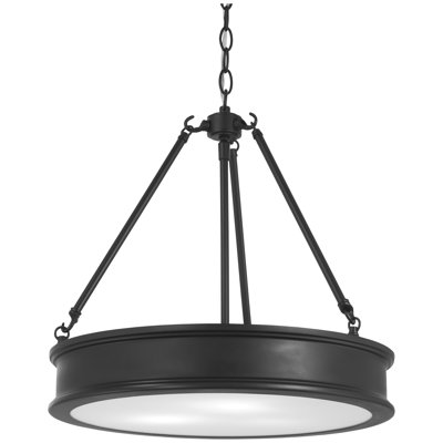 Lustre géométrique unique à 3 lumières
