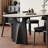 Semicircular Rock Slab Dining Table-1588214191