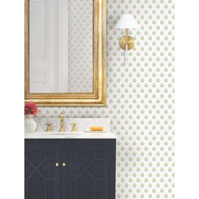Papier peint cachet floral Serene Villa
