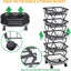 37.4 in. H x 14.02 in. W Utility Cart