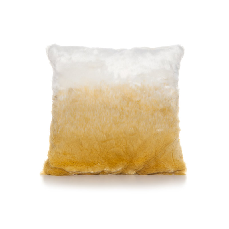 Coussin Lush, Jaune
