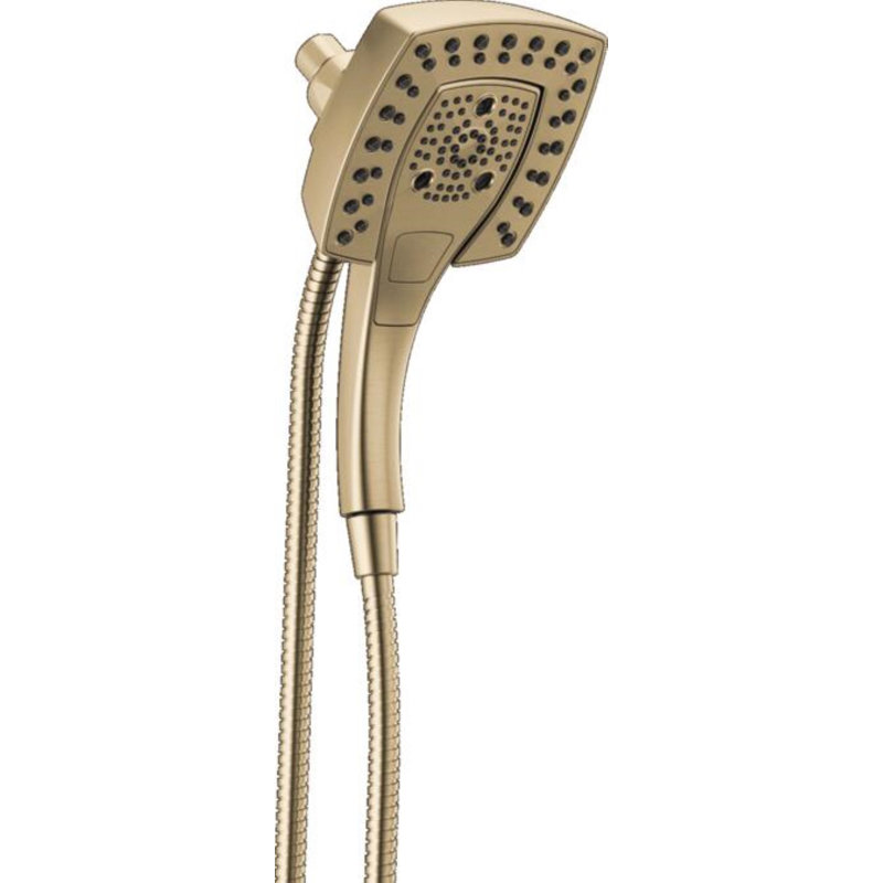 Dual Shower Head with H2Okinetic Technology, Champagne Bronze