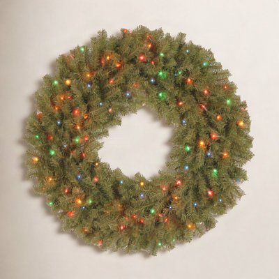 Kalk 36" Pre-Lit Fir Wreath