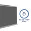 Abri de rangement pour vélo en métal galvanisé 5 pi x 10 pi Absco Durango-103562896-97830568