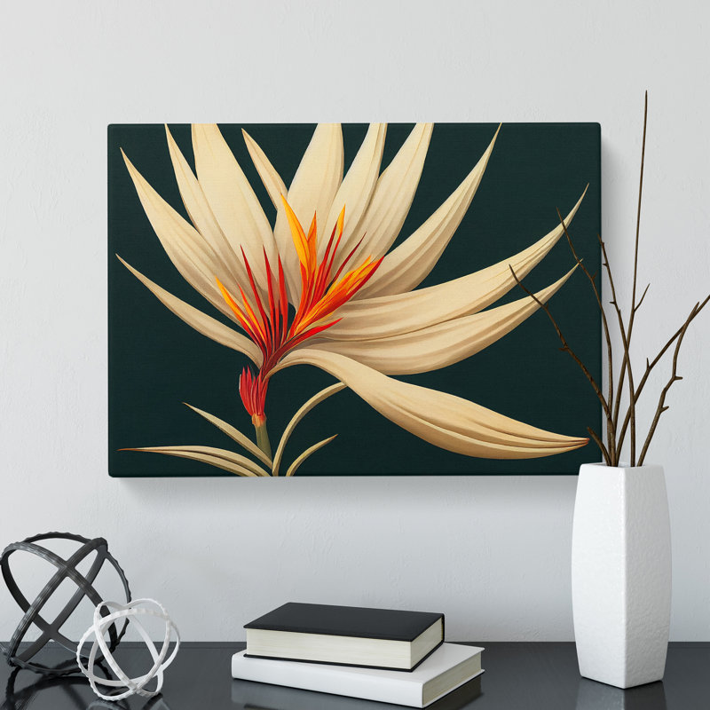 The Bird Of Paradise Flower Vol.4 - Wrapped Canvas Print, 35cm H x 50cm W x 3cm D