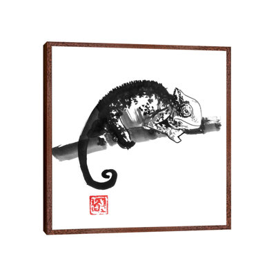 Chameleon by Péchane - Painting on Canvas