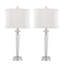 lampe de table en cristal.