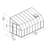 Palram - Canopia Sunroom 2 - 8' W x 16' D Walk-In Hobby Polycarbonate Resin Frame Greenhouse Kit with Roof Vent -White-90988272