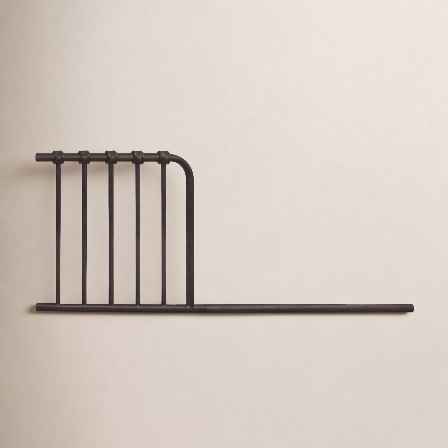 Abigail Mini Toddler Bed Rail, Vintage Iron