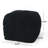 Spongy Microfiber Square Pouf, Dark Charcoal-179968418
