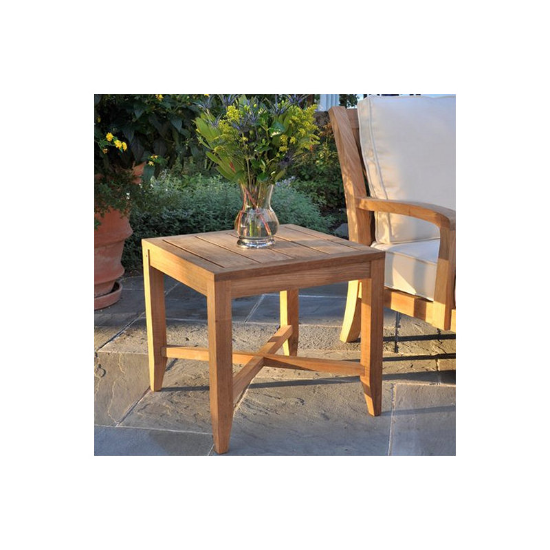 Somerset Outdoor Square Teak Side Table