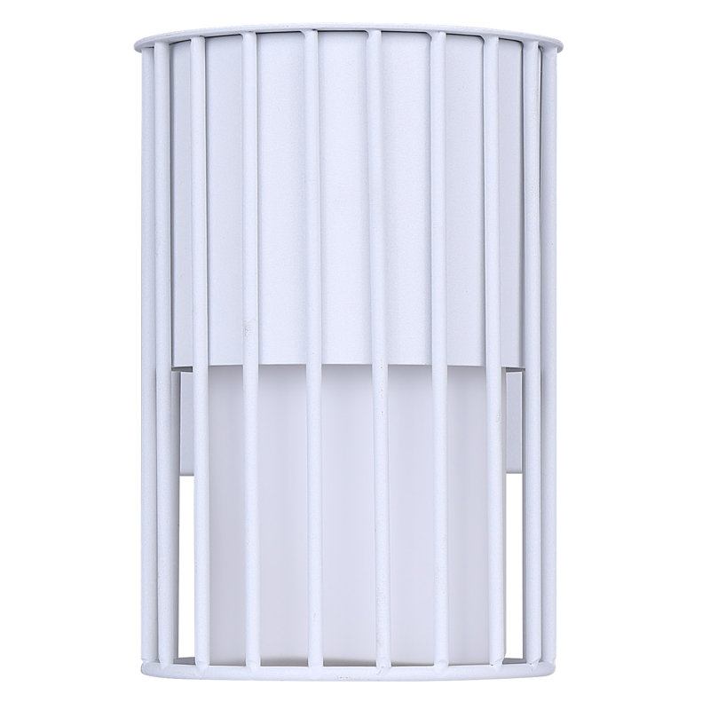 JAVON LED Integrated Outdoor Lantern Light, White
