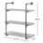 Hathorn 3 Piece Metal Shelf