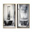 «Bathroom Minimalist Elegance I», ensemble d'art mural sur toile 2 pièces-660811563-660811558