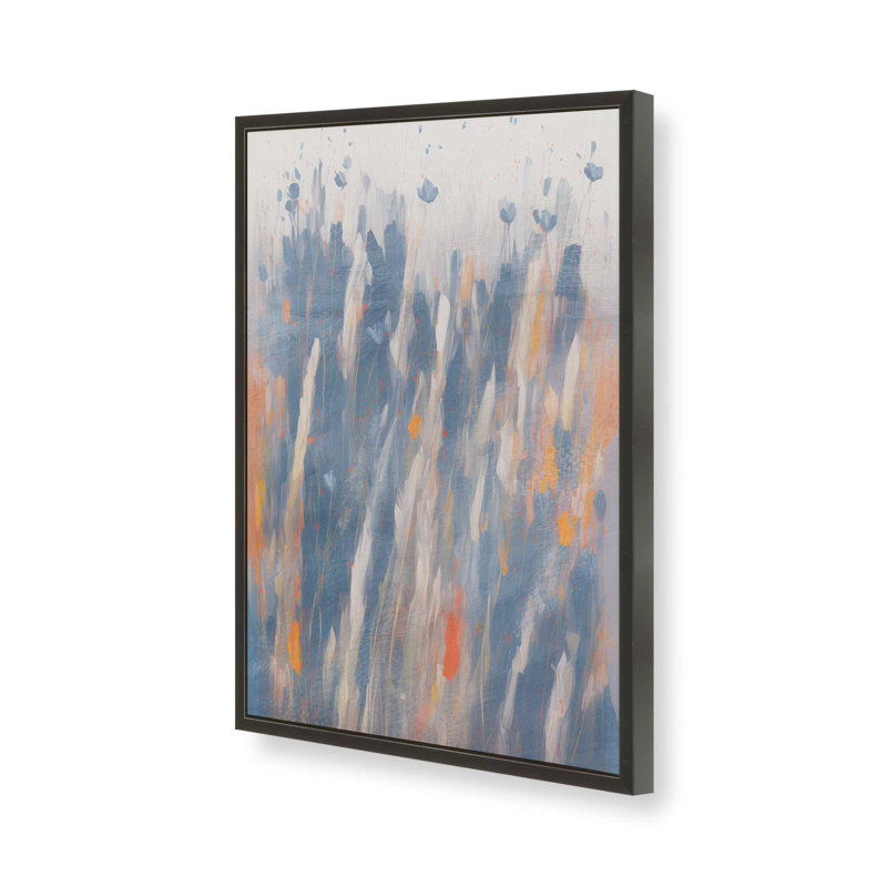 Flowing Fields Print, Satin Black, 15" H x 12" W