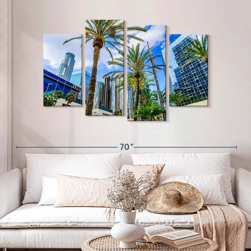 Los angeles city palms Sireci, H 32 po x l 52 po