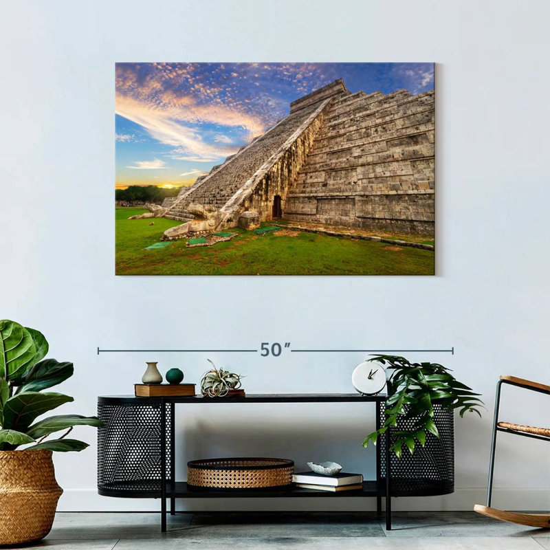 Adella Kukulcan Step Pyramid, 30" H x 45" W