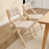Khaki Fabric/Beige Frame