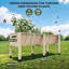 Wood Raised Garden Bed-674103451