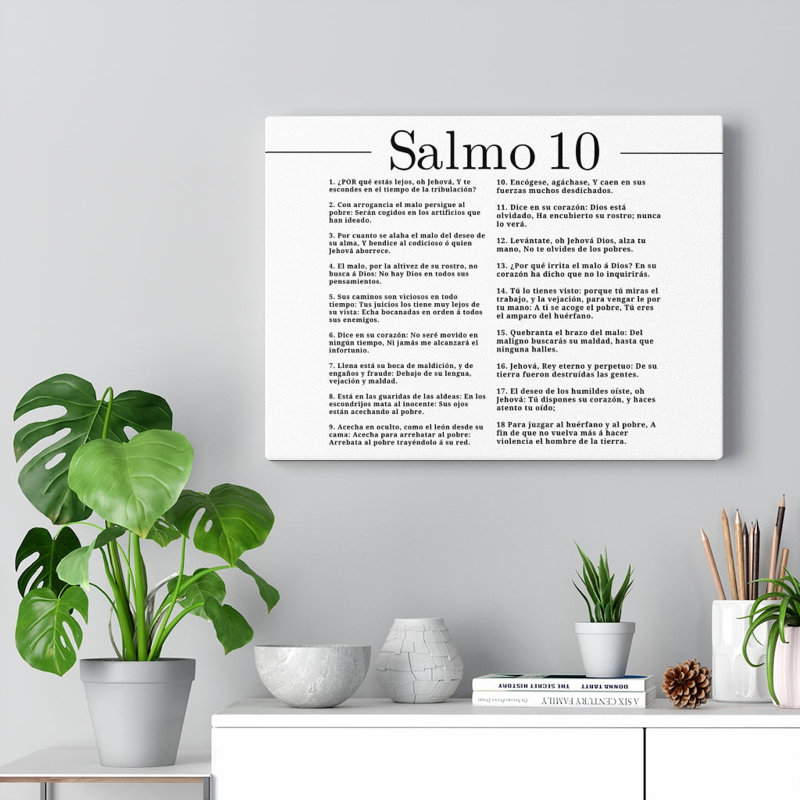 Salmo 10, empreinte de l'article sur le cristal dans la liste noire, H 12 po x l 16 po x P 1,25 po