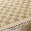 Tali Checkered Handmade Flatweave Area Rug in Brown/Beige-796729425