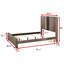 Tête de lit contemporaine à panneau lumineux en bois 1pc-733949318-733949386