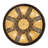 Fleur-de-lis Glass Flush Mount