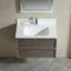 Wall Mounted Single Vanity Bathroom Vanity With Acrylic Top-594603871